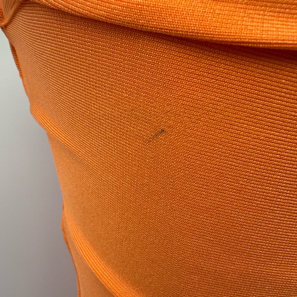 Missguided+ Orange bandage One-Shoulder Bodycon Dress Size 4 - Picture 6 of 11
